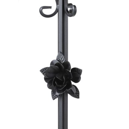 Bloemen standaard 95x39 cm zwart