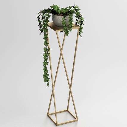 Bloemenstandaard 100x24 cm goud