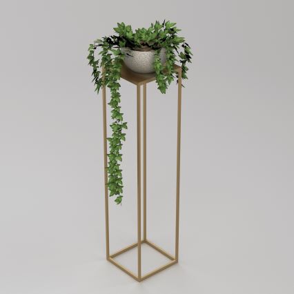 Bloemenstandaard 100x24 cm goud