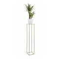 Bloemenstandaard 100x24 cm goudkleurig