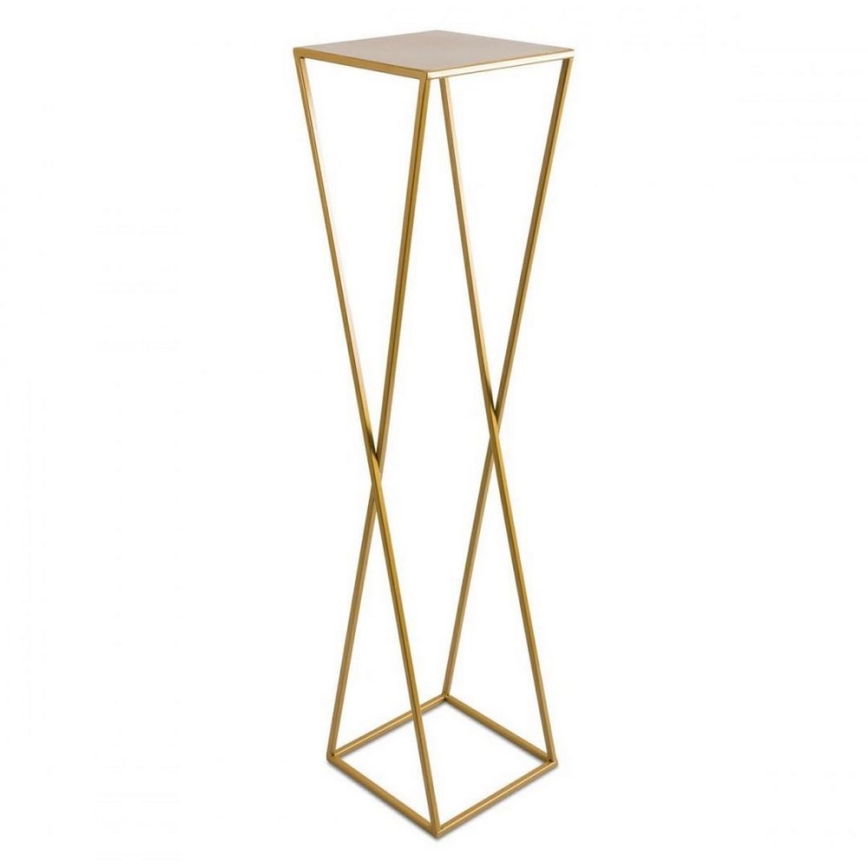 Bloemenstandaard 100x24 goudkleurig