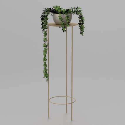 Bloemenstandaard 100x32 cm goudkleurig