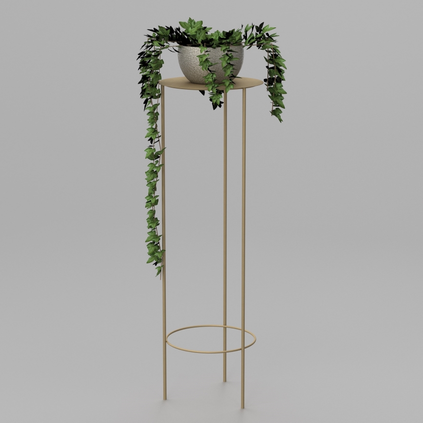 Bloemenstandaard 100x32 cm goudkleurig