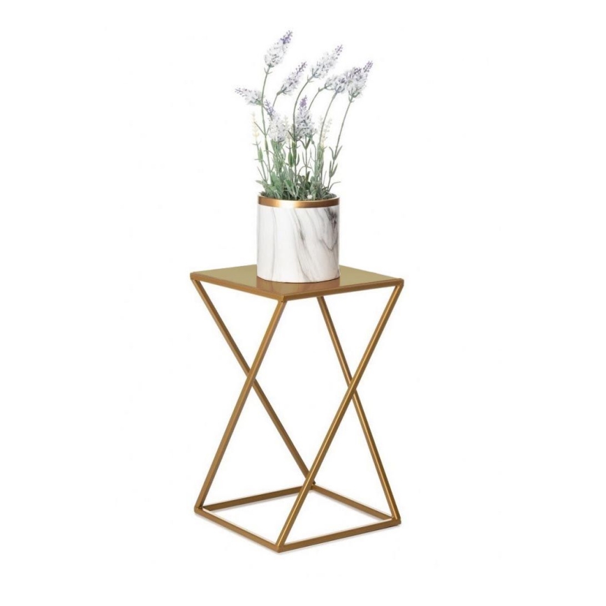 Bloemenstandaard 40x24 cm goud
