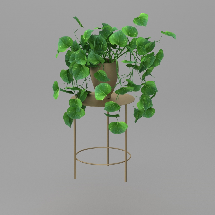 Bloemenstandaard 40x32 cm goud