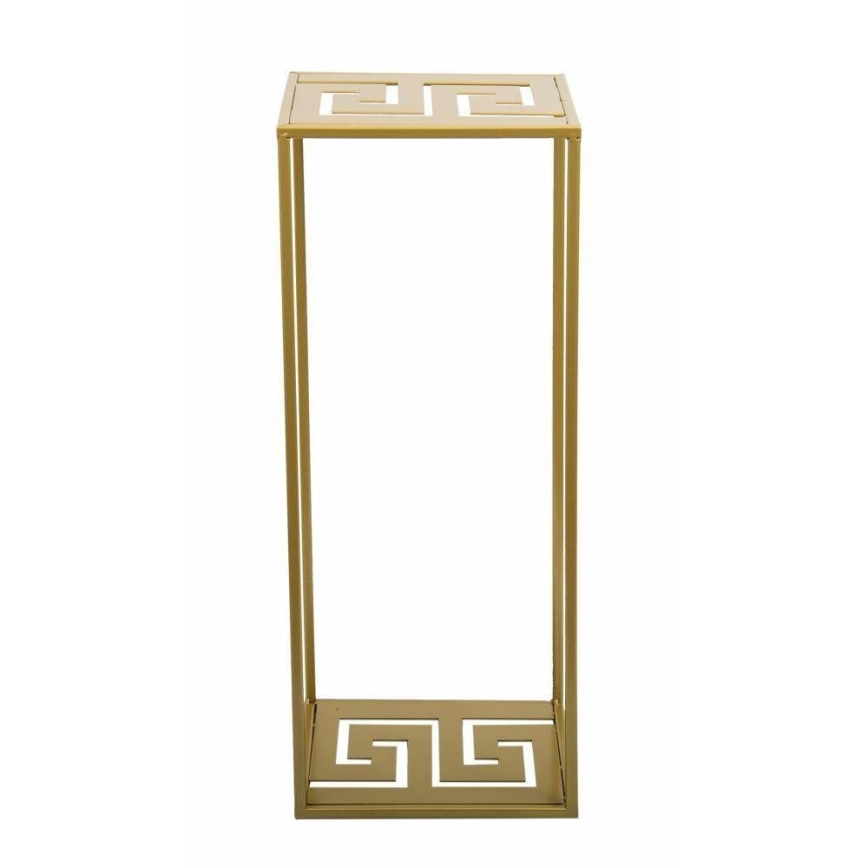 Bloemenstandaard 60x24 cm goudkleurig