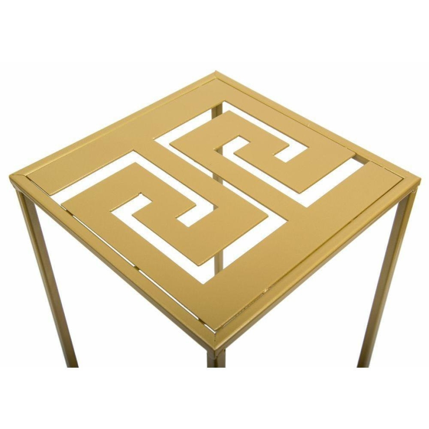 Bloemenstandaard 60x24 cm goudkleurig