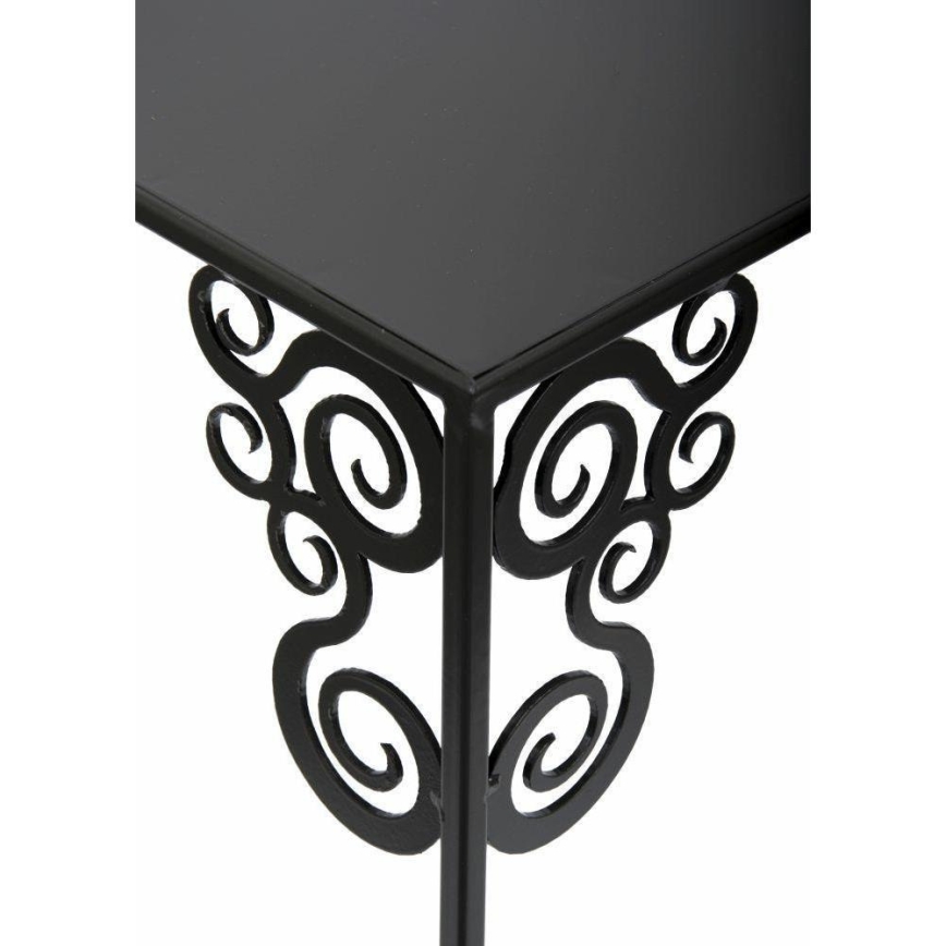 Bloemenstandaard 60x24 cm zwart