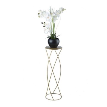 Bloemenstandaard 70x22,5 cm goudkleurig
