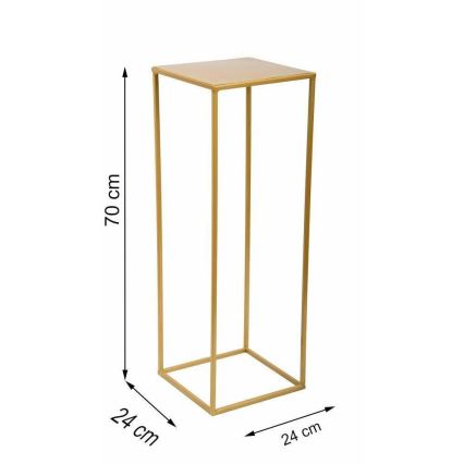 Bloemenstandaard 70x24 cm goud