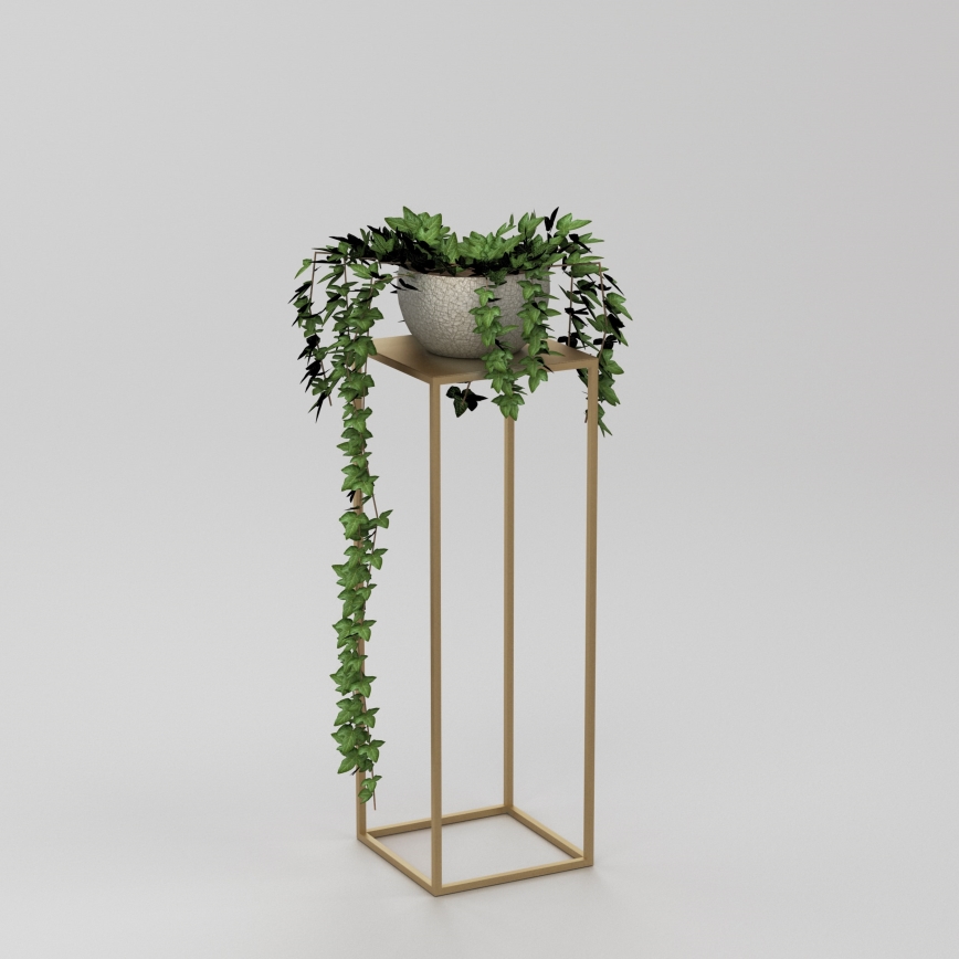 Bloemenstandaard 70x24 cm goud