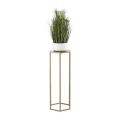 Bloemenstandaard 70x24 cm goudkleurig