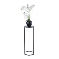 Bloemenstandaard 70x24 cm zwart