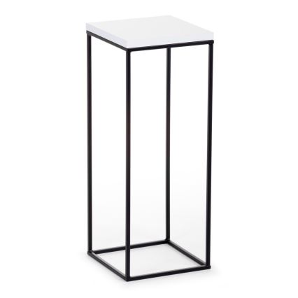 Bloemenstandaard BASICLOFT 60x24 zwart/wit