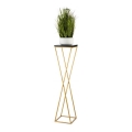 Bloemenstandaard LOFT 100x24 cm goud/zwart