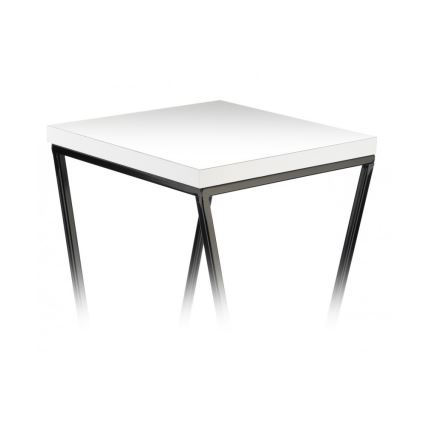 Bloemenstandaard LOFT 100x24 cm zwart/wit