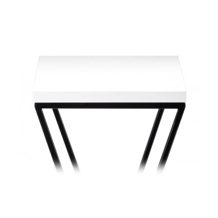 Bloemenstandaard LOFT 70x24 cm zwart/wit