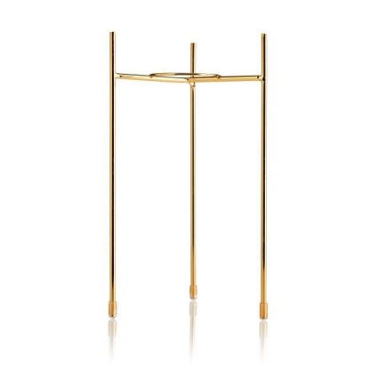 Bloemenstandaard NILA 28x11 cm zwart/goud