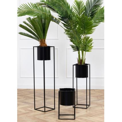 Bloemenstandaard RING 40x23 cm zwart