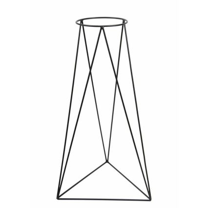 Bloemenstandaard TRIANGL 90x50 cm zwart