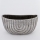 Bloempot 28x14,5 cm zilver/bruin