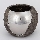 Bloempot diameter 18,5 cm zilver/bruin