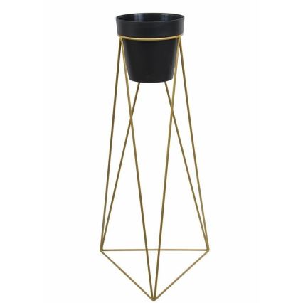 Bloempotstandaard TRIANGL 90x50 cm goudkleurig