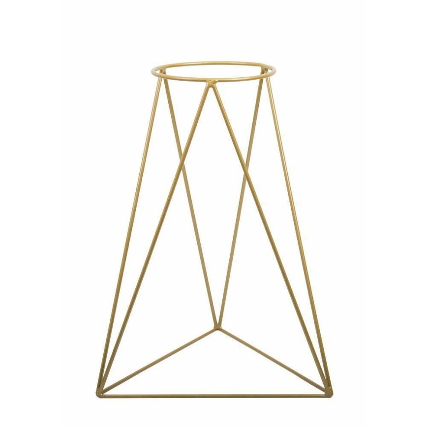 Bloempotstandaard TRIANGL 90x50 cm goudkleurig