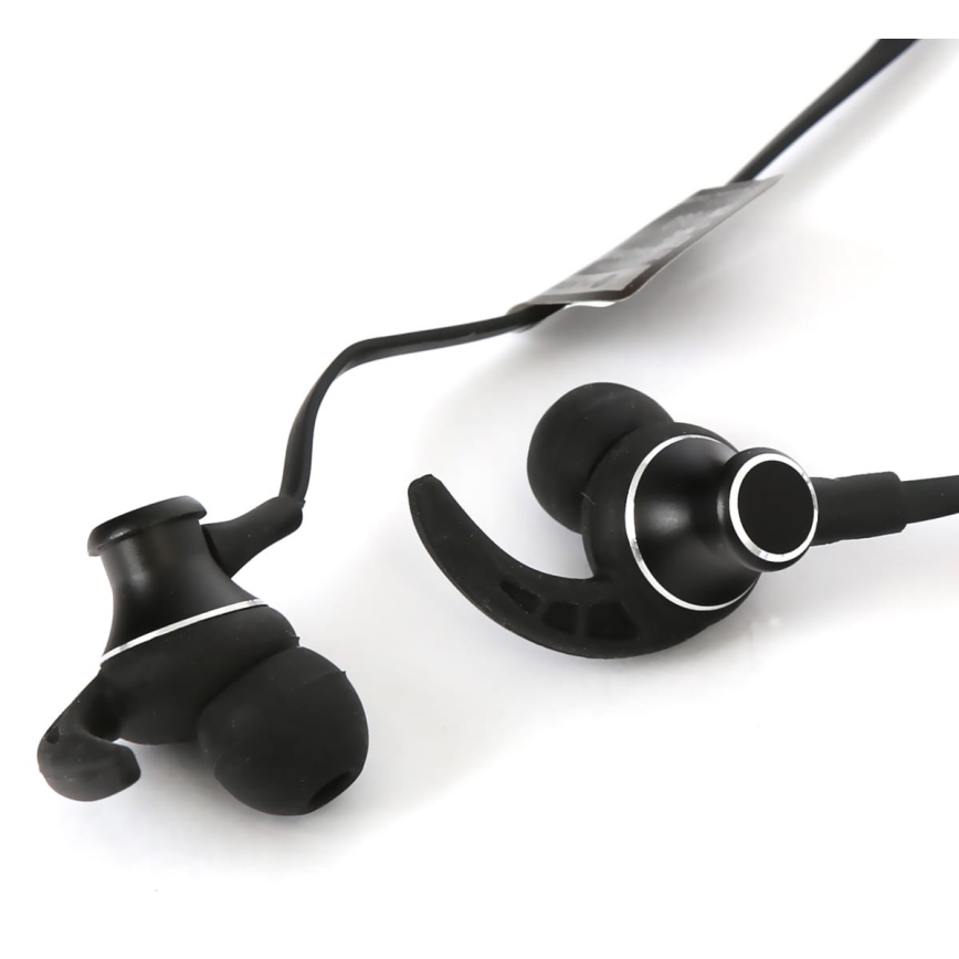 Bluetooth koptelefoon met microfoon en MicroSD-speler 80 mAh zwart