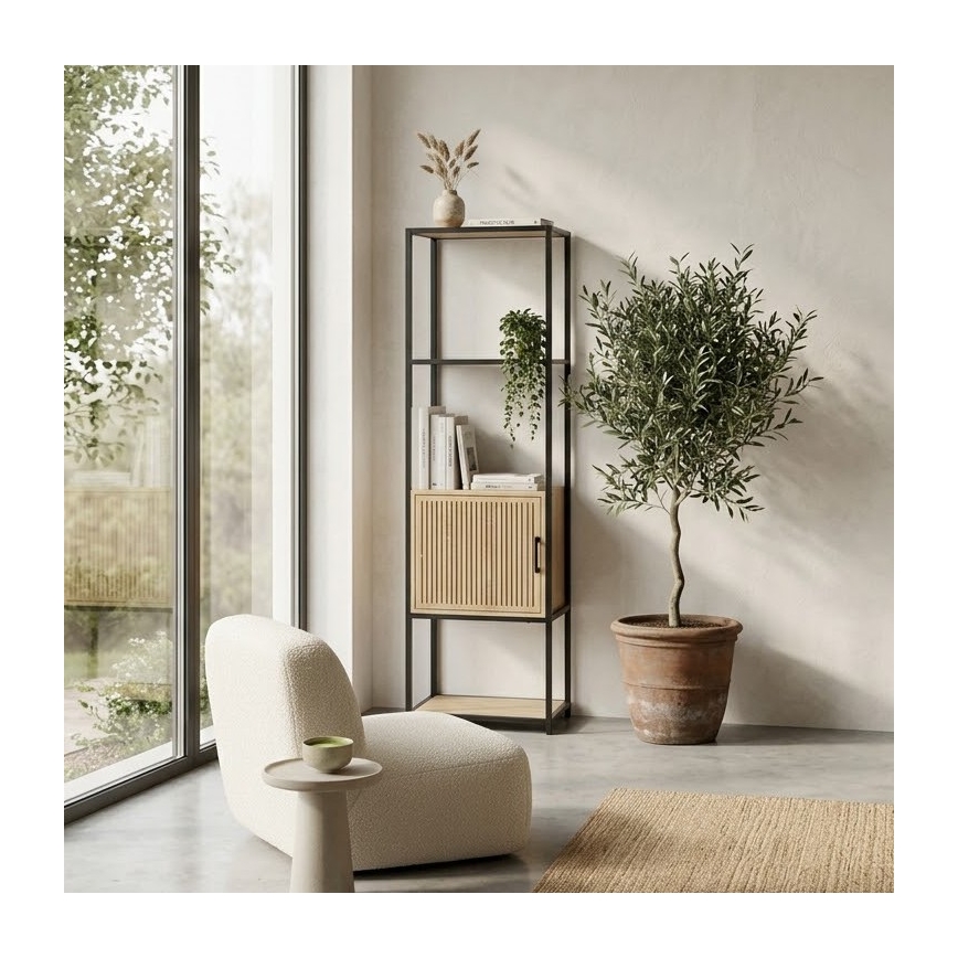 Boekenkast BAZO 43x153 cm bruin