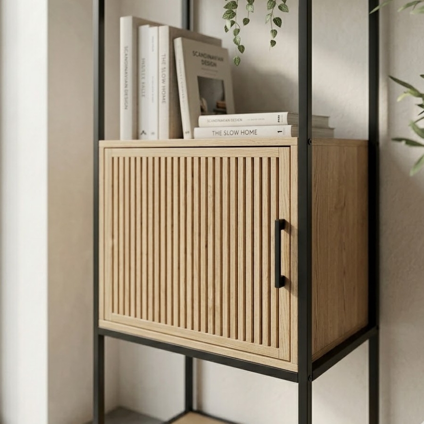 Boekenkast BAZO 43x153 cm bruin