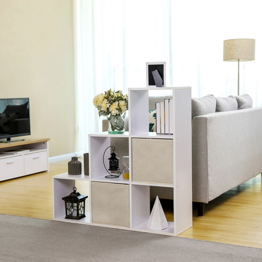 Boekenkast DOVARO wit