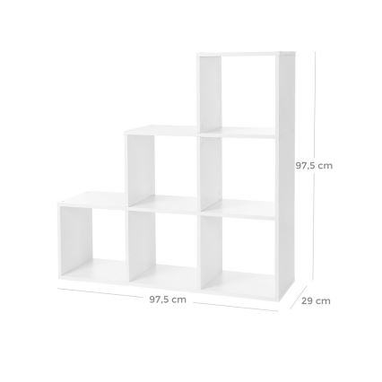 Boekenkast DOVARO wit
