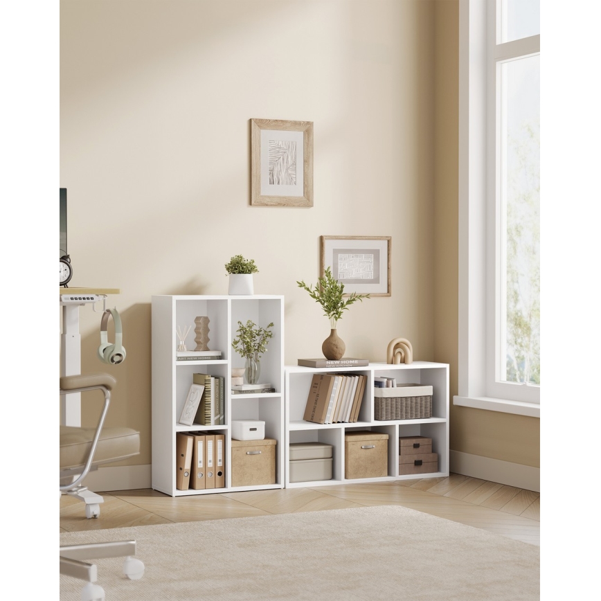 Boekenkast DOVARO wit