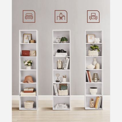 Boekenkast DOVARO wit