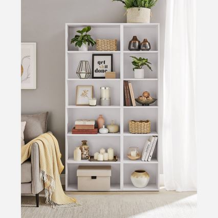 Boekenkast DOVARO wit