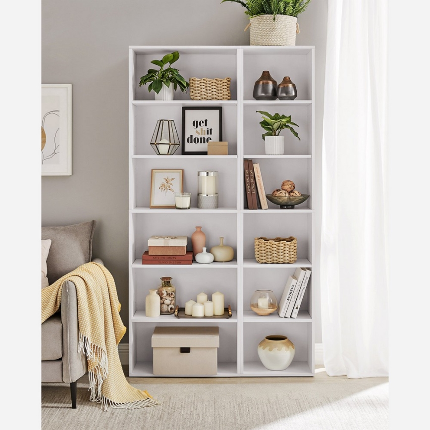 Boekenkast DOVARO wit