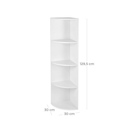 Boekenkast DOVARO wit