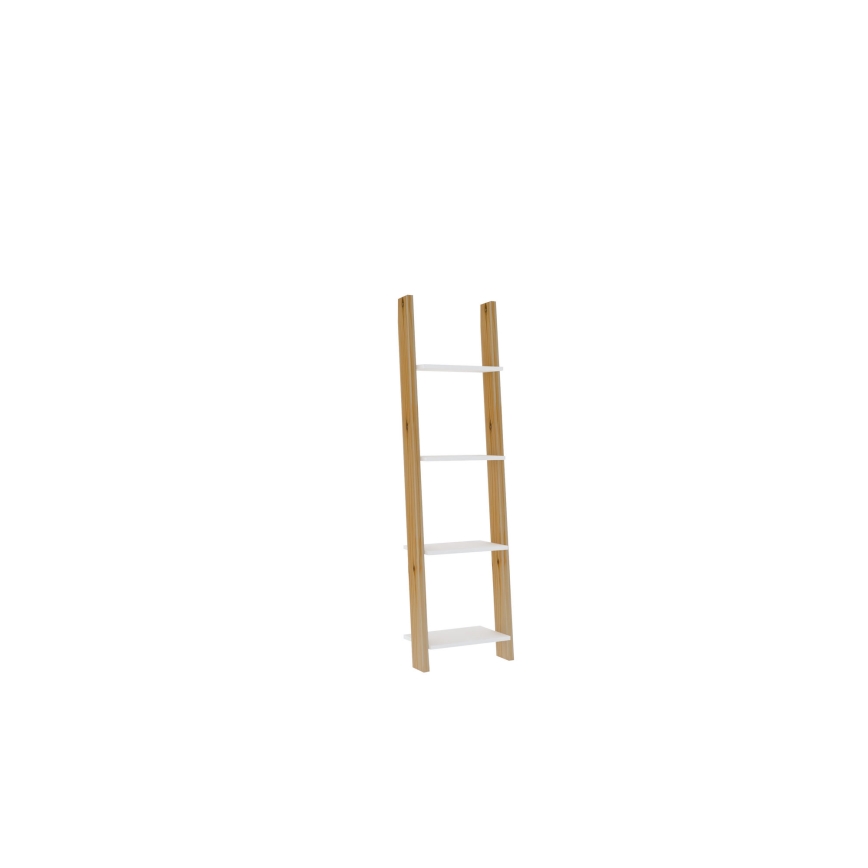 Boekenkast FAYKO 170x49 cm beige/wit