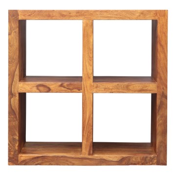 Boekenkast GANI 90x90 cm massief hout/palissander