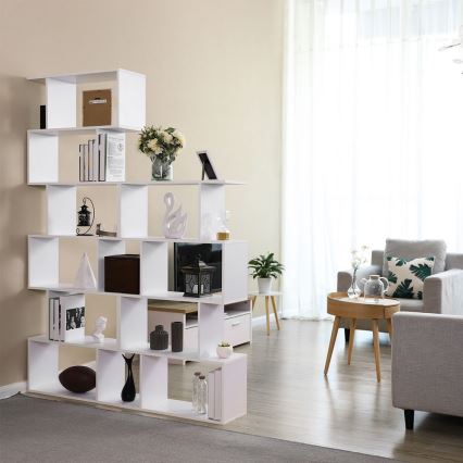 Boekenkast LIVARO wit