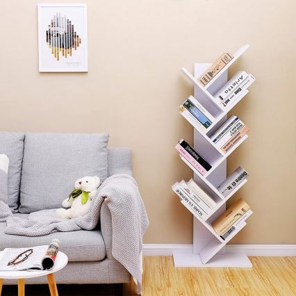 Boekenkast LIVARO wit