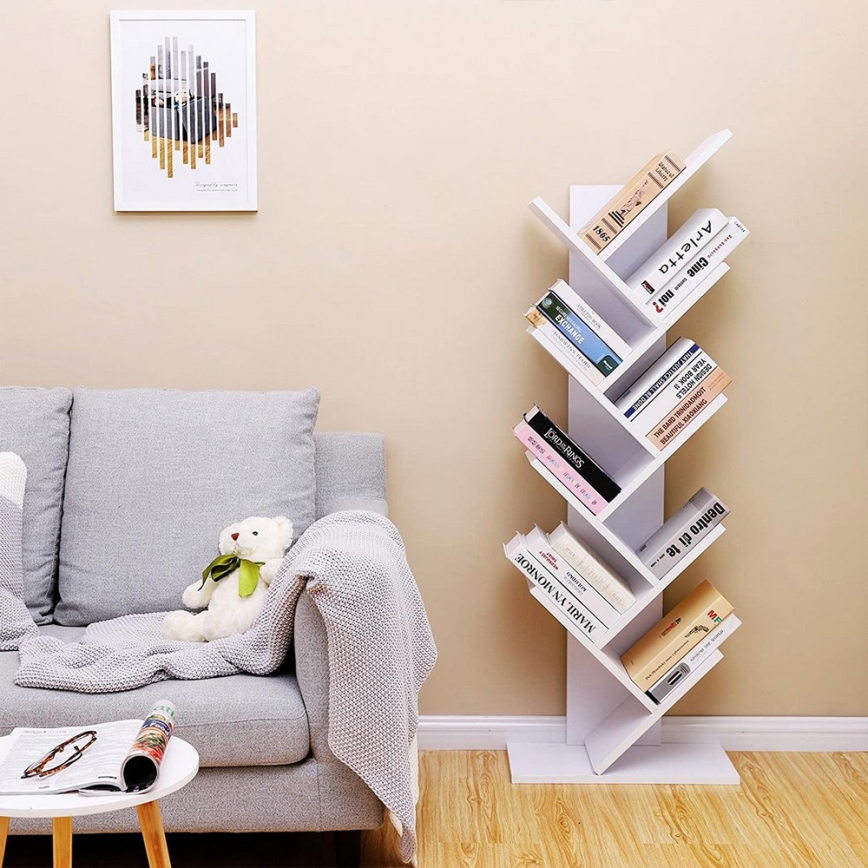 Boekenkast LIVARO wit