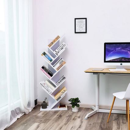 Boekenkast LIVARO wit