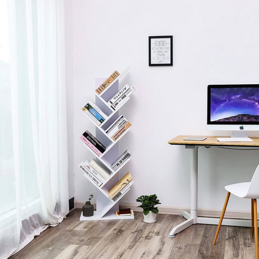 Boekenkast LIVARO wit