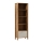 Boekenkast MENTA 66x200x37 cm eik Wotan/grijs