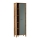Boekenkast MENTA 66x200x37 cm eik Wotan/groen