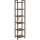 Boekenkast NAVARO 40x179x30 cm bruin/zwart