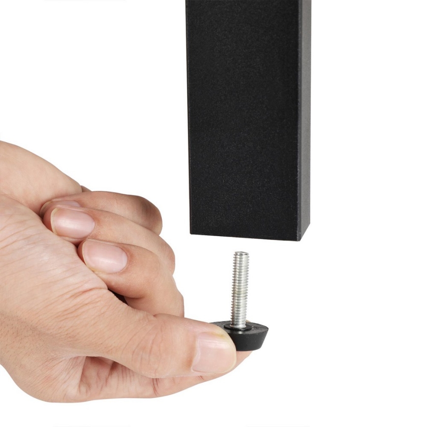 Boekenkast NAVARO bruin/zwart