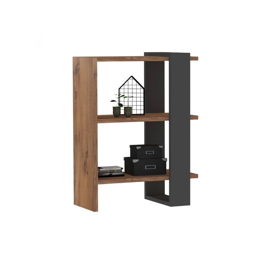 Boekenkast OVA 70x51,8 cm bruin/antraciet